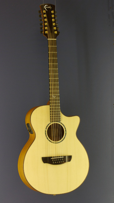 Faith Venus 12-string Guitar spruce, trembesi, cutaway, pickup