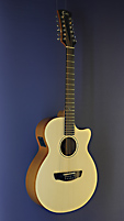 Faith Venus Naked 12-string Guitar spruce, mahogany, cutaway, pickup