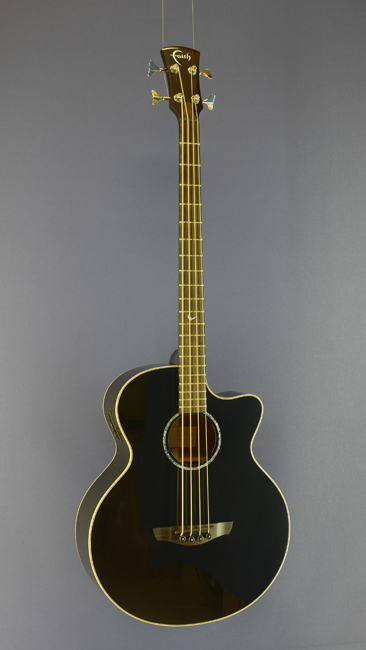 Faith Jupiter Acoustic Bass, Jumbo form, spruce, mahogany, black finish, scale 80 cm, cutaway, Shadow pickup