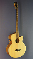 Tanglewood Acoustic Bass, scale 86 cm, with solid Sitka spruce top and mahogany on back and sides, with pickup