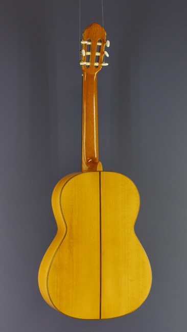 Antonio de Vega, Model Flamenca flamenco guitar spruce, cypress, back view
