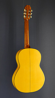 Vicente Sanchis, Modell 25 Flamencogitarre Fichte, Sicomoro, Rückseite