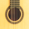 Rosette  of a classical guitar built by Michel Brück