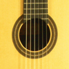 Rosette of a classical guitar built by guitar maker Rolf Eichinger
