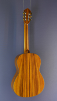 Karl Hofner, classical guitar cedar, Santos rosewood, year 2014, back view<
