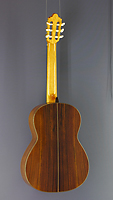 Juan Aguilera, Model Campanilla, classical guitar cedar, rosewood, back side