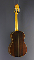 Vicente Sanchis, Modell 1904, kleines Torres-Modell, klassische Gitarre, Mensur 64 cm, Zeder, Palisander, Rückseite