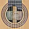 Andrés D. Marvi classical guitar cedar rosewood, 2019, rosette and label