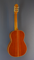 Antonio Ariza classical guitar spruce, cocobolo, year 1998, back view