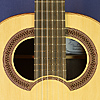Hein Gitarrenbau luthier guitar Simplicio model, spruce, wenge, scale 64.5 cm, year 2014, double soundhole, rosette, label