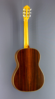 John Ray Luthier guitar spruce, rosewood, scale 64 cm, year 2005, back view