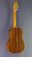 Juan Lopez Aguilarte classical guitar spruce, rosewood, scale 65 cm, year 2006, back side
