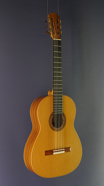 Tobias Berg Luthier guitar, cedar, pau ferro, scale 65 cm, year 2018