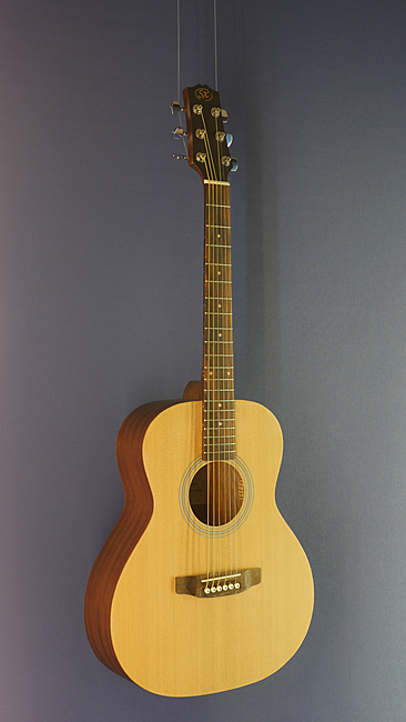 SX Travel Guitar, sitka-spruce, mahogany scale 59 cm