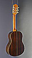 Ricardo Moreno Octava A, Octave guitar, spruce, rosewood, back view