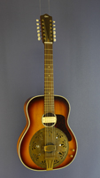 Otwin, Baujahr 1972, 12-string modifiziert zur Resonator-Gitarre von Peter Wahl