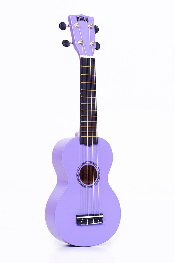 Soprano Ukulele purple, with gigbag