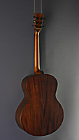 Faith Naked Neptune steel-string guitar, Mini-Jumbo form, cedar, mahogany, back view