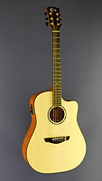 Faith Saturn steel-string guitar Dreadnought form, spruce, mahogany, cutaway, pickup