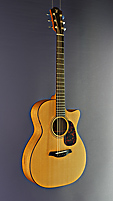 Furch Steel-string guitar, OM form, cedar, mahogany, cutaway and L.R. Baggs pickup
