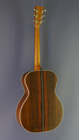 Furch OM 33 SR acoustic guitar, OM form, Sitka spruce, rosewood, pickup, back view