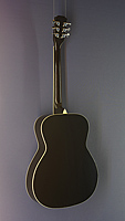 James Neligan steel-string guitar, Mini-Jumbo-Form, spruce, mahogany, back view