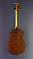 Merida Diana Steel-string Guitar in OM form, back view